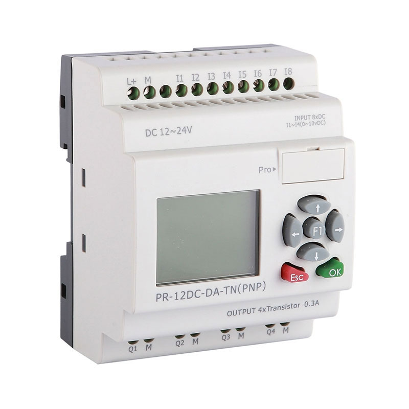 Standard PR-12DC-DA-TN CPUs ( Non-expandable & With Keypad LCD)